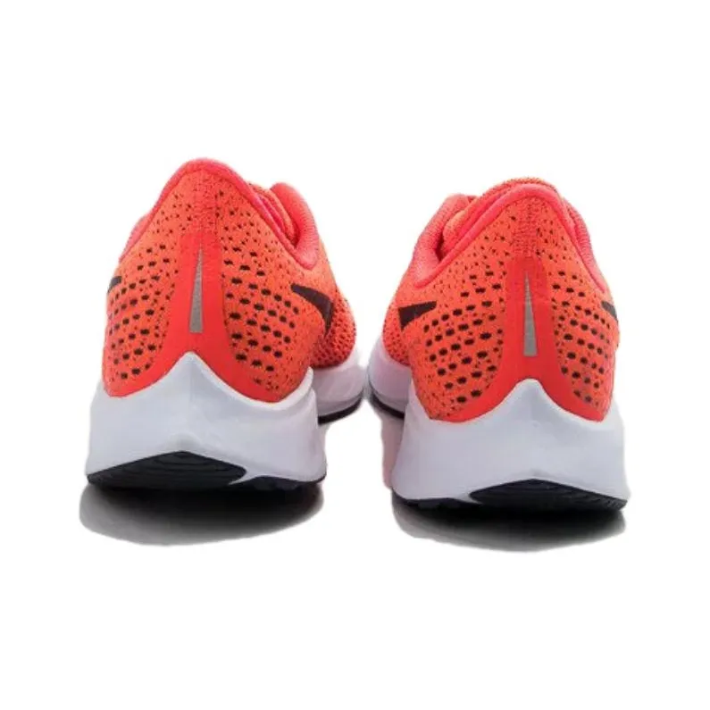 Nike Pegasus 35 Cushioning Wear-Resistant Low-Top Running Shoes GS Orange Red-2