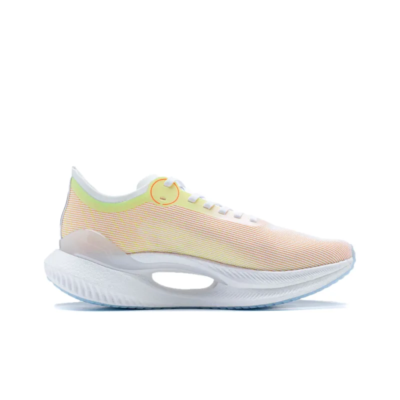 LINING Jueying 2 Essential Running Shoes Men Low Top Standard White/Neon Yellow Green-1