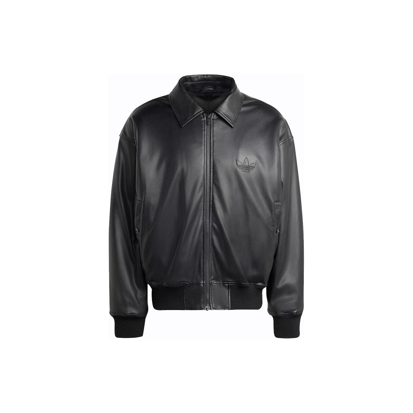 adidas originals Men Leather Jacket - POIZON