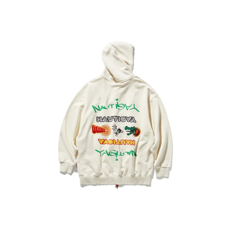 Nautica White Sail JUN INAGAWA Collaboration Sweatshirts Unisex-1
