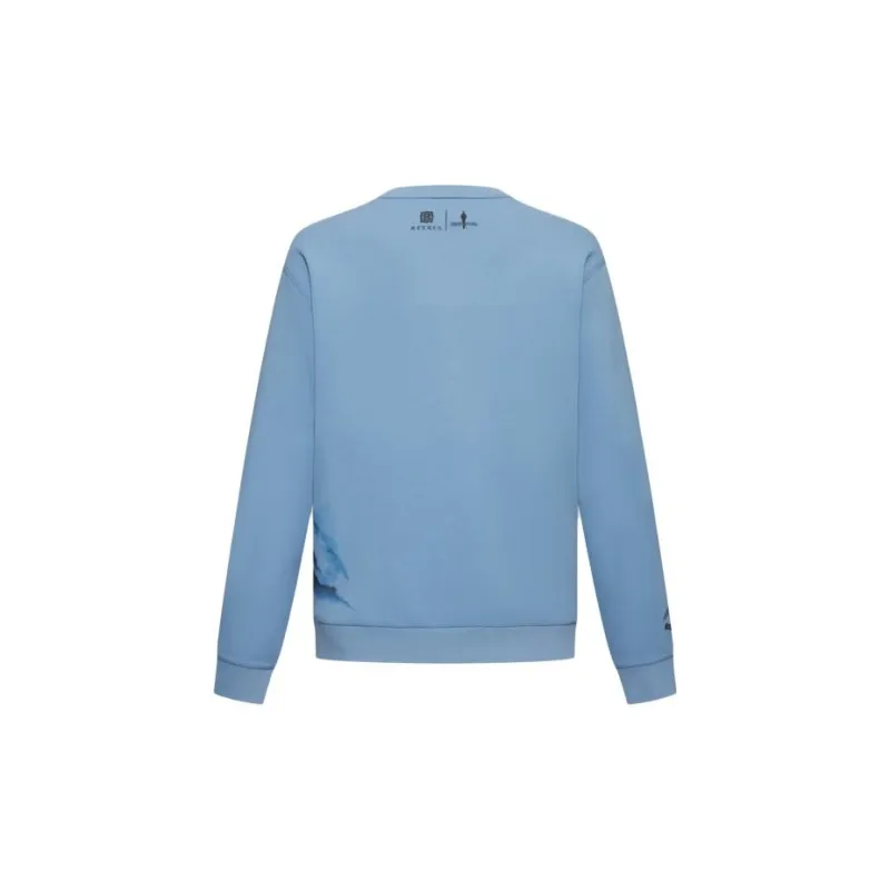 Biyin Leufen x GUGONGGONGTINGWENHUA,LIANMINGKUAN Sweatshirt Men's Light Blue-1