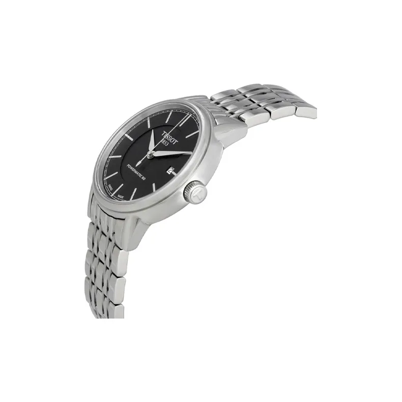 TISSOT Carlson Collection Mechanical Movement Men's Watches Watch 40*39.2mm Black Dial T085.407.11.051.00-3