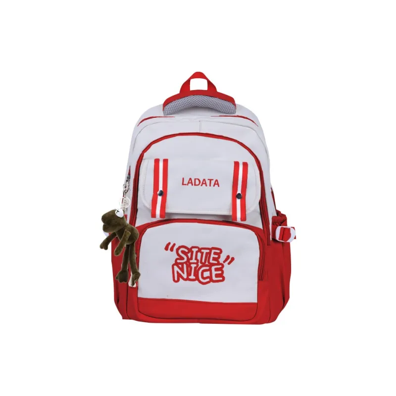 BALANG Nylon Laptop Backpack Regular Unisex _Nsec Red/Black/Blue/Green/Light Pink-17