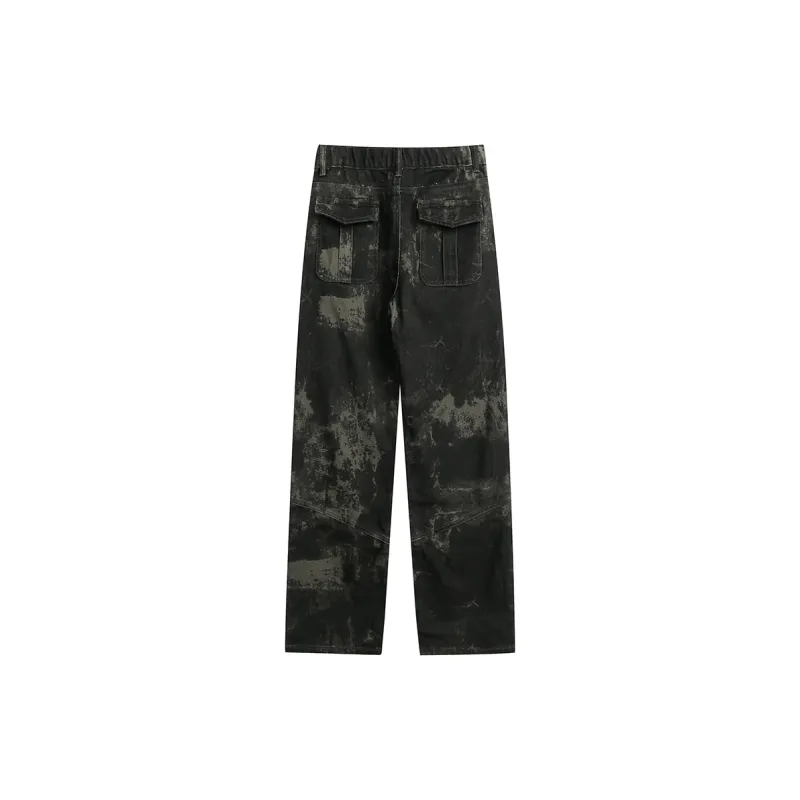 MEIPIN TANG Cargo Pants Unisex Black-1