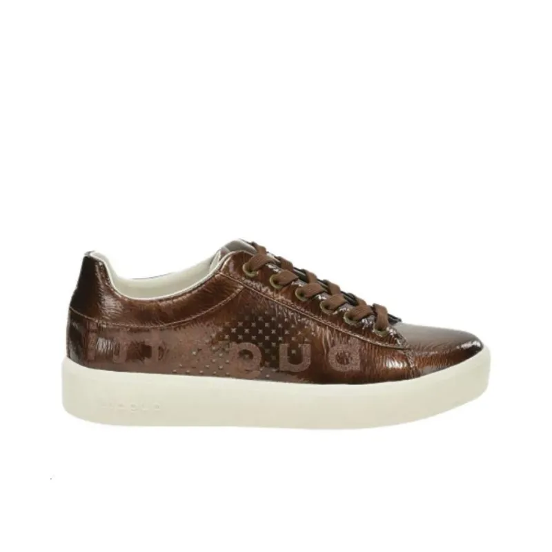 Bugatti Low-Top Skateboard Shoes Women's Brown-1