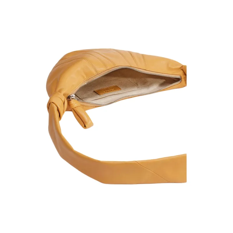 Lemaire Soft Leather Croissant Bag, Portable Crossbody Bag, Shoulder Bag Unisex Butter-6
