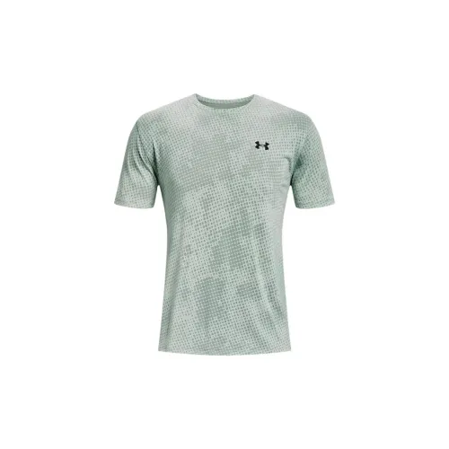 Under Armour T-Shirts Men The Water Is Shallow, Green And Grayish