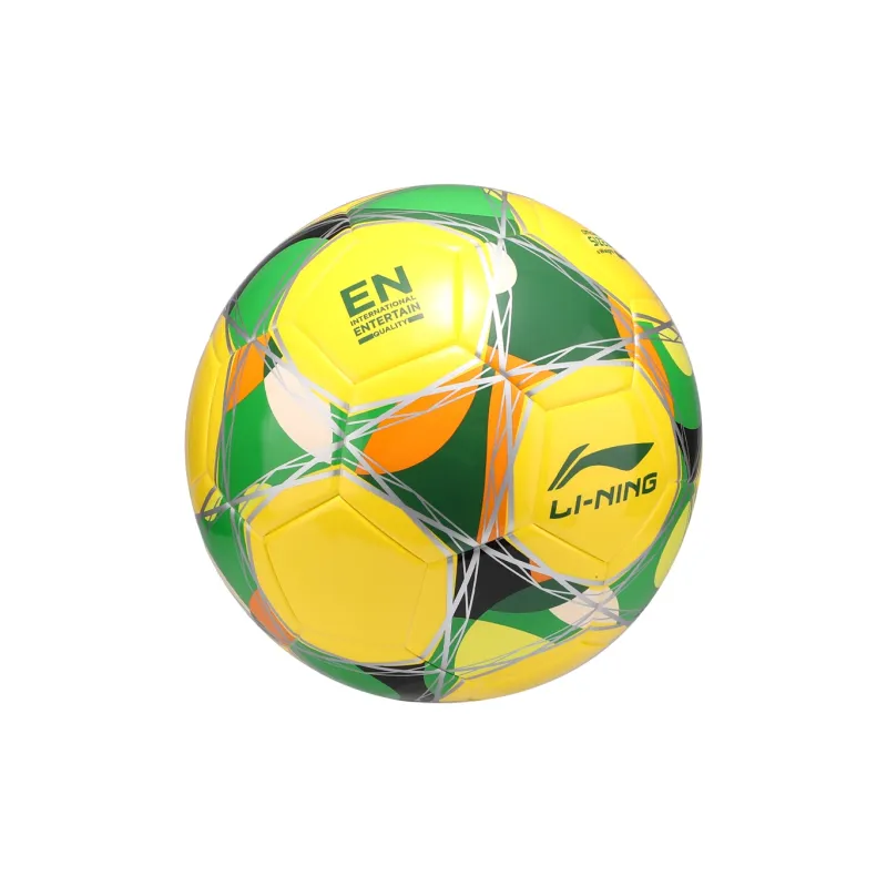 LiNing Size 5 Soccer TPU Seamless Thermal bonding Unisex Yellow/Green/Black-22