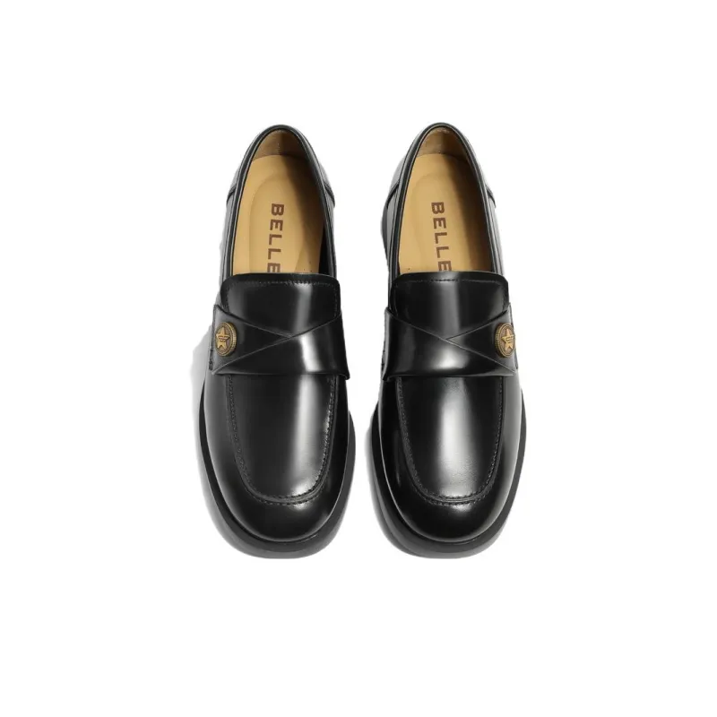 BELLE Loafers 2.5cm Women's Brown, Black-9
