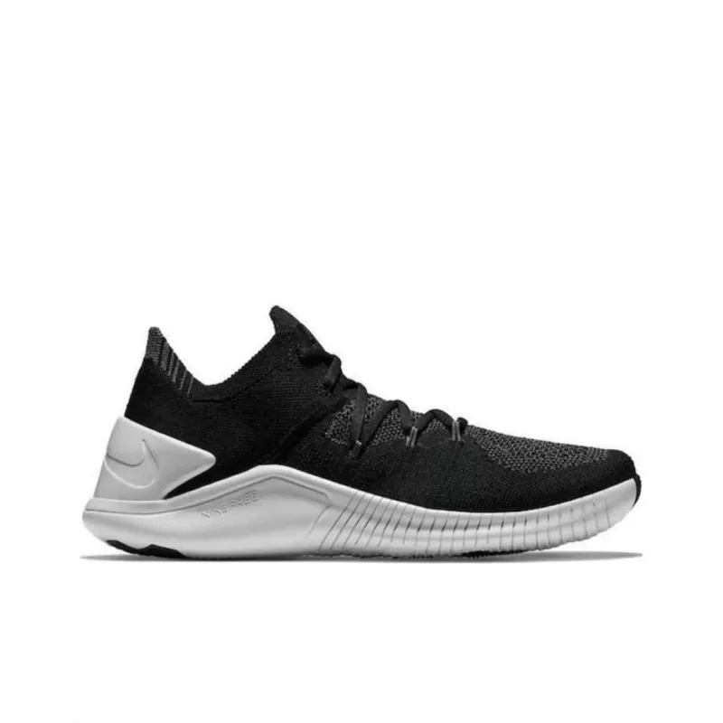 Nike Free Tr Flyknit 3 Black White Dark Grey Women's-1