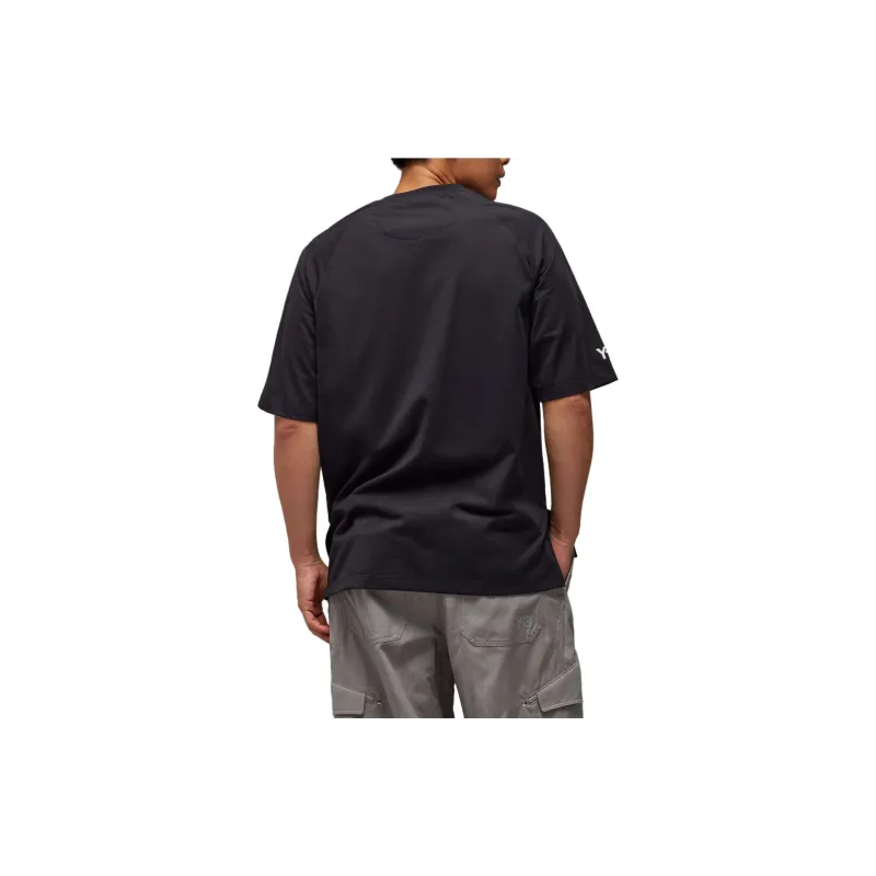 Y 3 Logo Printed Crewneck T Shirt-1