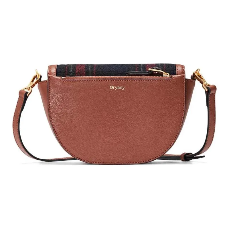 ORYANY Leather Saddle Bag Shoulder Bag Crossbody Bag Women's Toffee Color-2