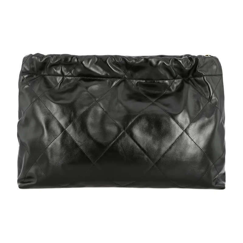 CHANEL 22Bag Leather Handbag, Shoulder Bag Women's Black-2