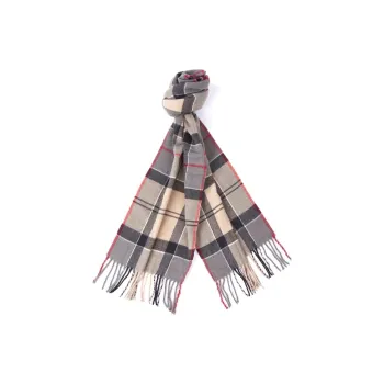 BARBOUR Tartan Fringed Scarf