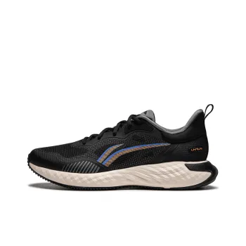 LiNing Chasing clouds Cushioning Anti Slip And Wear Resistant Lightweight Rebound Low Top Running Shoes Men's Black