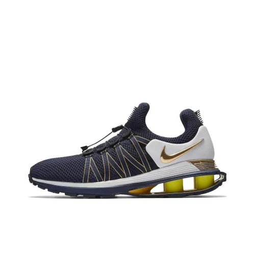 Nike Shox Gravity Midnight Navy Metallic Gold