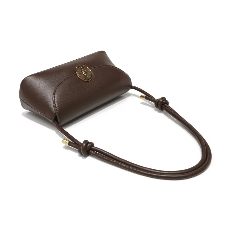 Worm's Home PU Shoulder Bag Crossbody Bag Regular Women's Brown-2