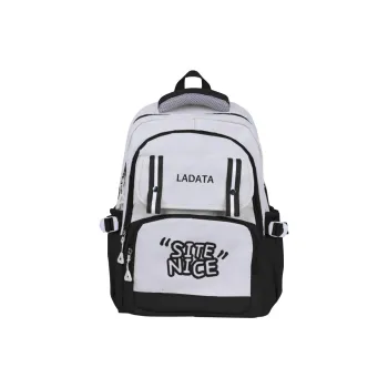 BALANG Nylon Laptop Backpack Regular Unisex _Nsec Red/Black/Blue/Green/Light Pink