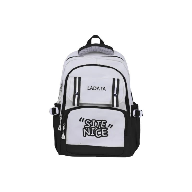 BALANG Nylon Laptop Backpack Regular Unisex _Nsec Red/Black/Blue/Green/Light Pink-0
