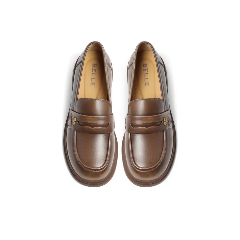 BELLE Loafers Women's Black/Brown-8