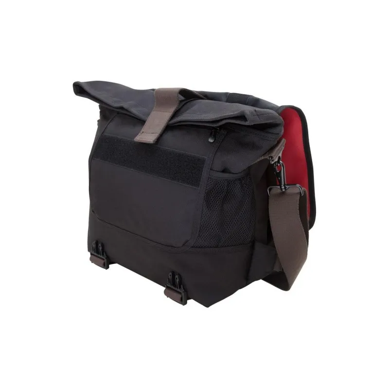 Manhattan Portage Nylon Messenger Bag Backpack Medium Size Unisex Red-2