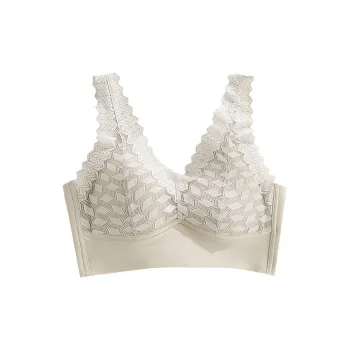 Flowers In Water Bra Women's Fresh Green