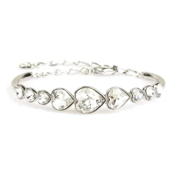 Swarovski Silver Diamond Bracelets Women's Silver