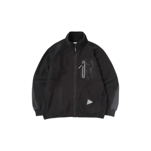 And Wander Jackets Unisex Black