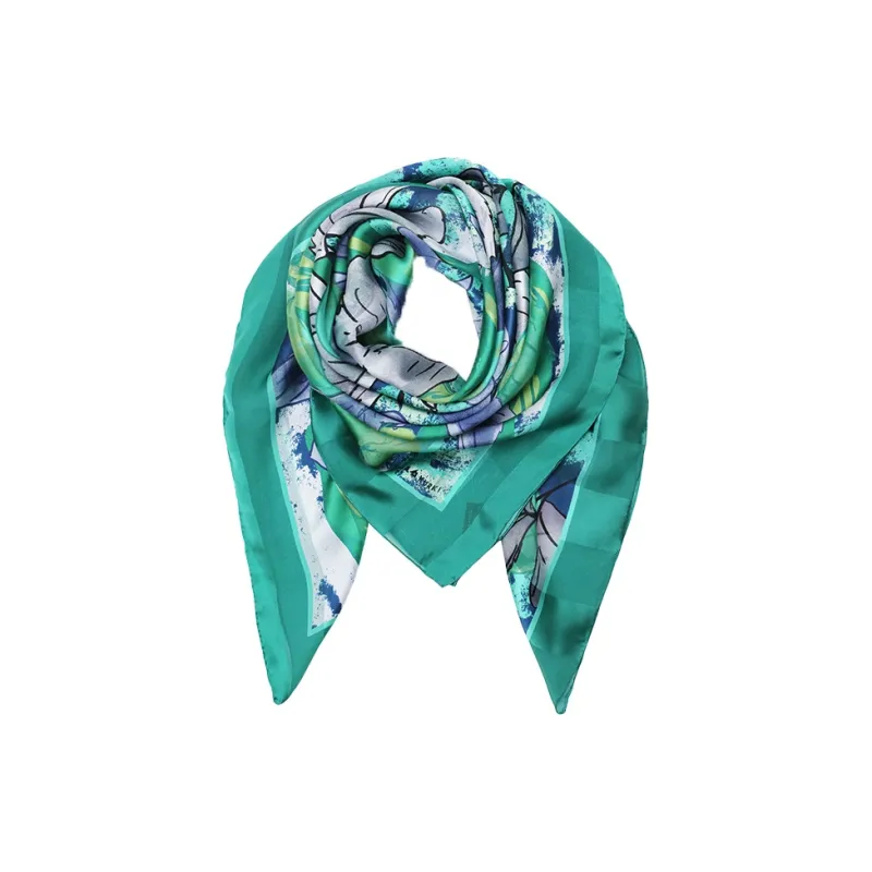 MARJAKURKI Silk Scarves Women's-5
