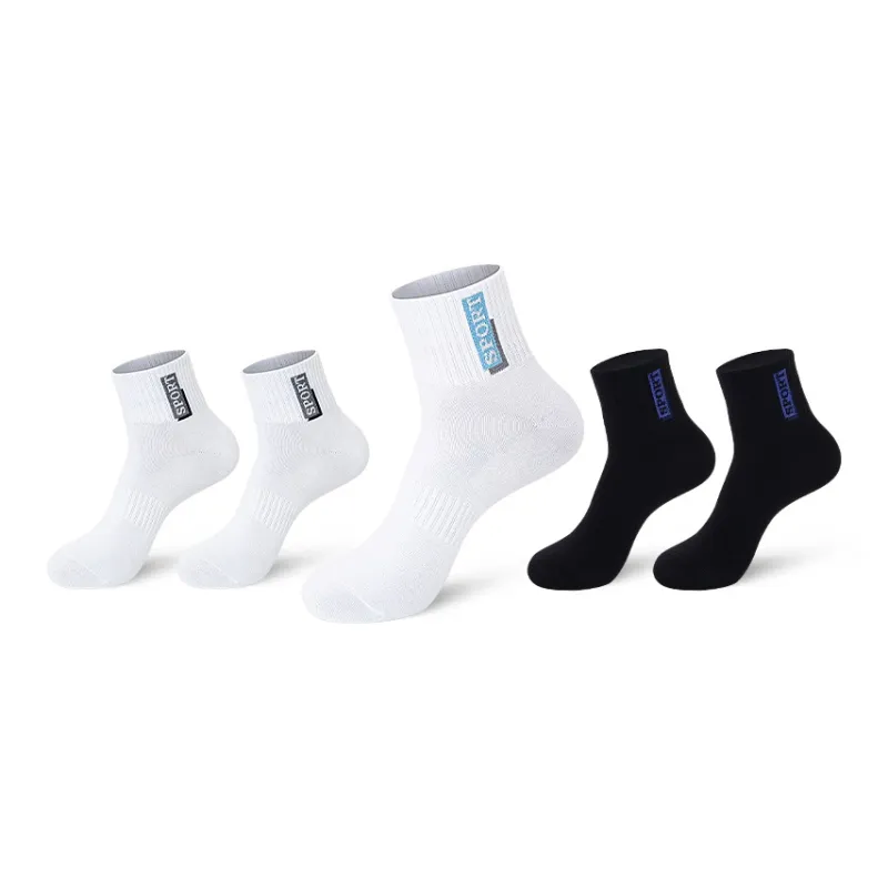 LUOLIAN Mid Calf Socks Men's 5 Pack-0