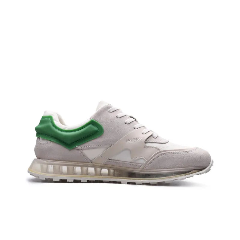 PARDASAUL Men's Casual Shoes Men Low Top Dark Green/Orange/White-11