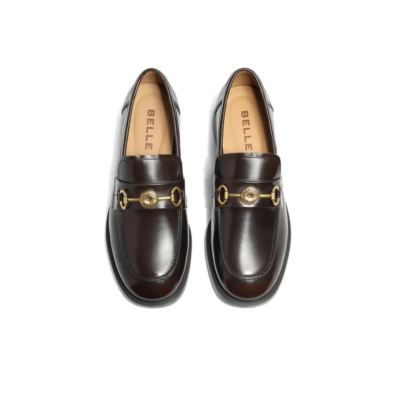 BELLE Loafers Women's Black/Brown-2
