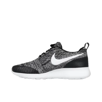 Nike Roshe One Flyknit Black White Cool Grey Women's
