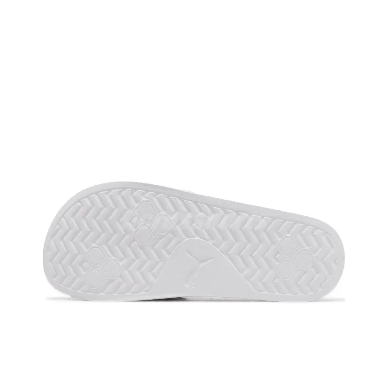PUMA Leadcat 2.0 V Slide Slippers Unisex White Black-4