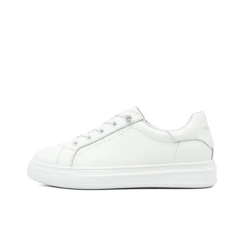 FREE BEAUTY Skateboard Shoes Women's Low-Top Off White