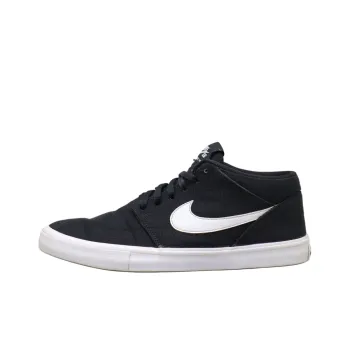 Nike Sb Portmore 2 Solarsoft Mid 'Black White'