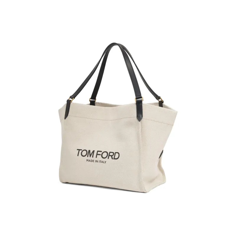 TOM FORD Amalfi Logo Printed Medium Tote Bag-1