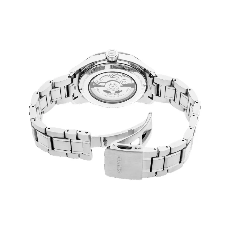 SEIKO Presage Series Mechanical Movement Stainless Steel Strap Watch Men's Watches Green Dial-5