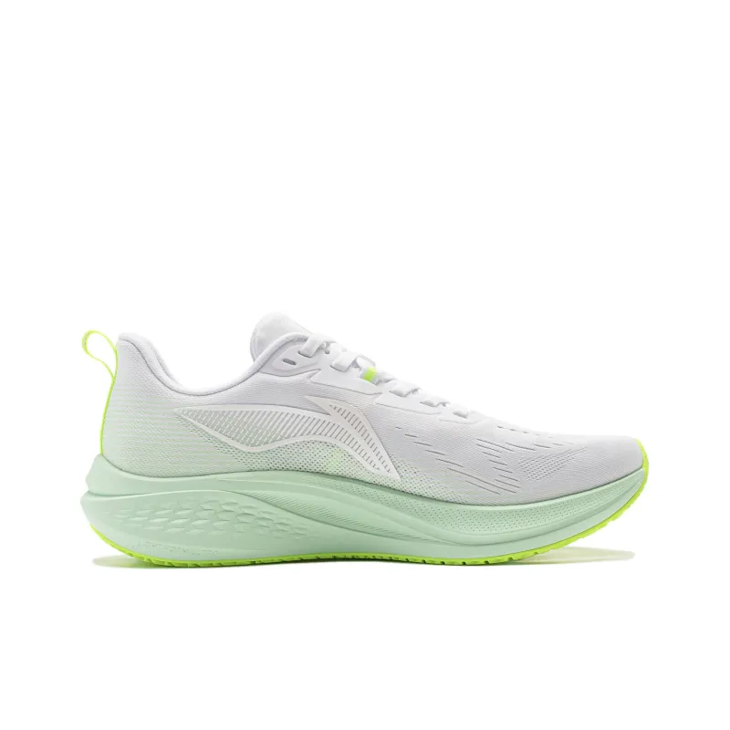LiNing Red Hare 7 Cushioning, Slip Resistant, Lightweight Low Top Running Shoes Women's White Green-1