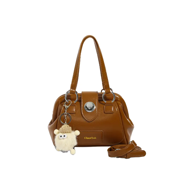 SUPERCUTE PU Doctor Bag Crossbody Bag Handbag Regular Women's White/Black/Coffee/Brown-20