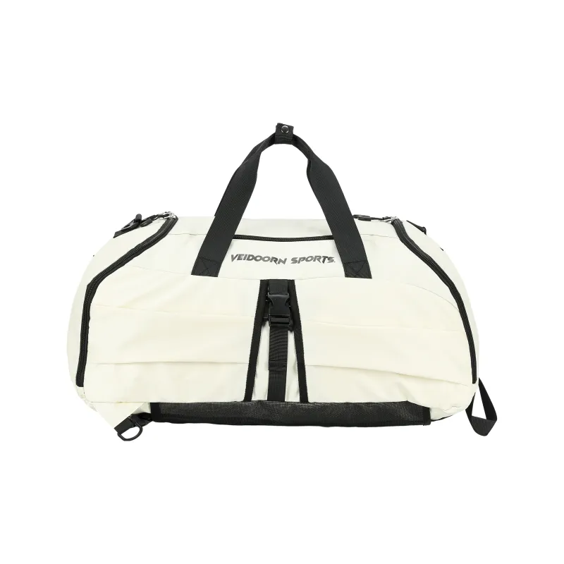 VEIDOORN Polyester 3 in 1 Backpack Handbag Large Size Unisex Black-4