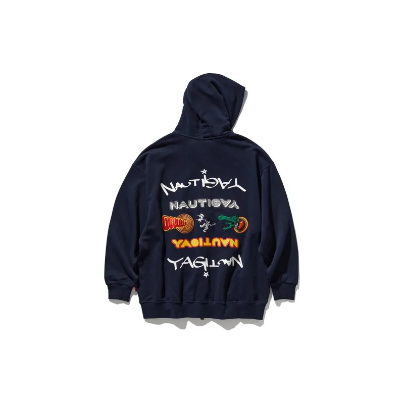 Nautica White Sail JUN INAGAWA Collaboration Sweatshirts Unisex-4