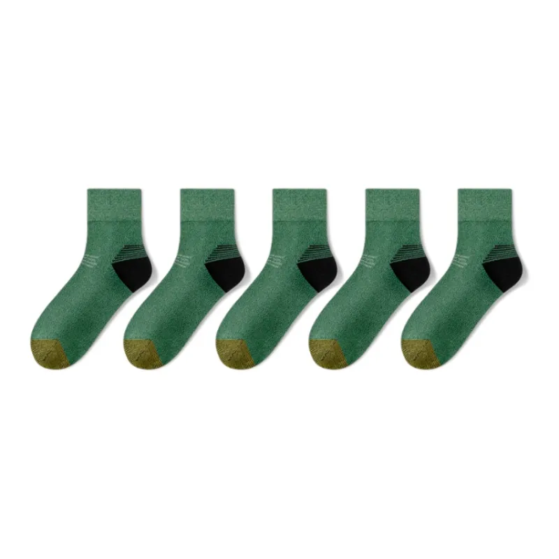 LUOLIAN Mid Calf Socks Men's 5 Pack-35