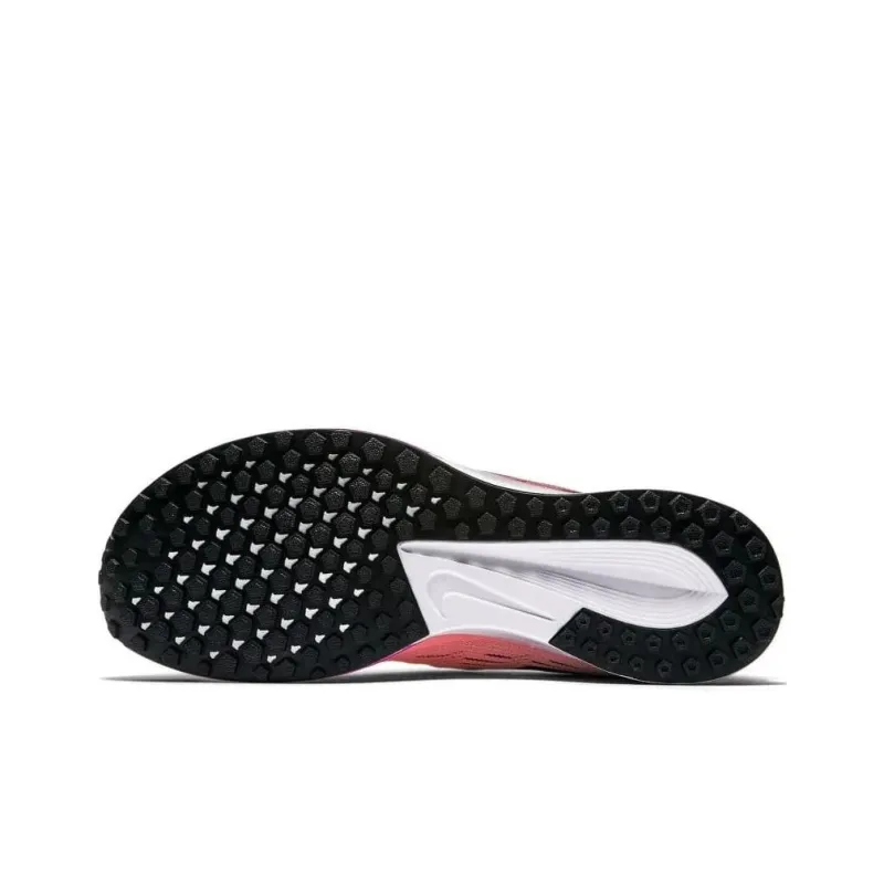 Nike Air Zoom Elite 9 Cushioning Wear-Resistant Low-Top Running Shoes Women's White Red-5