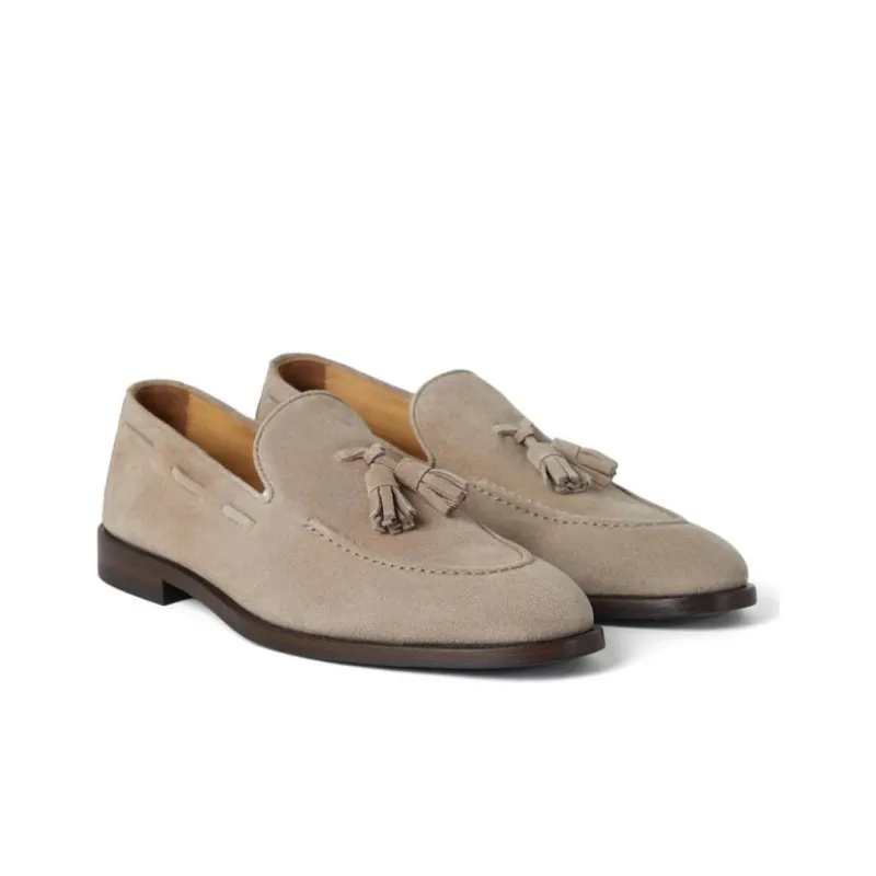 Brunello Cucinelli Slip-On Almond-Toe Loafers-2