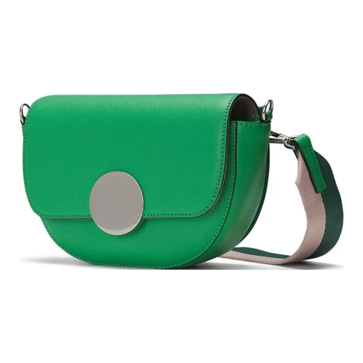 ORYANY Leather Saddle Bag Shoulder Bag Crossbody Bag Women's Kelly Green-4