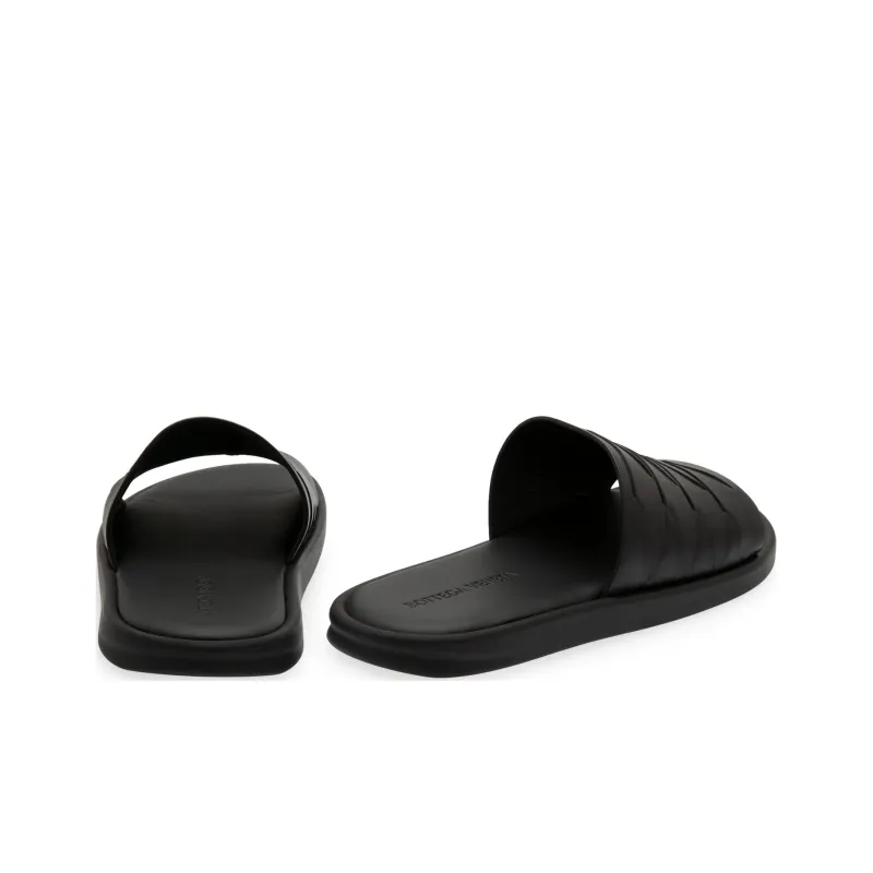 Bottega Veneta Slide Slippers Men's Black-3