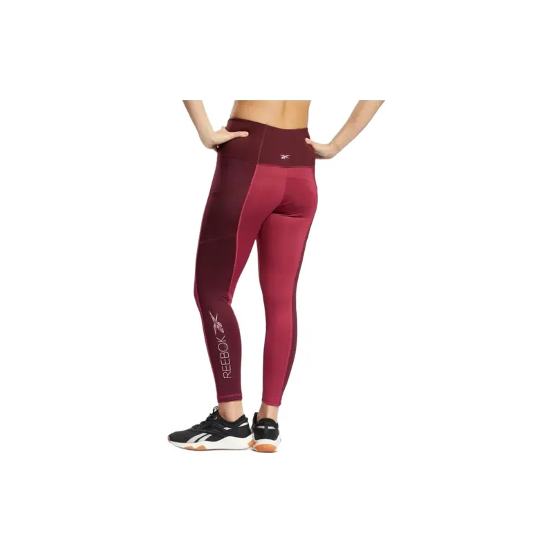 Reebok Kireifit Tights Athletic Trousers Women's Red-1