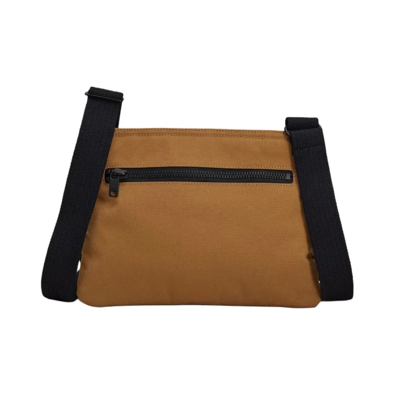 Y 3 Recycled Polyester Plain Weave Fabric Crossbody Bag, Shoulder Bag Regular Unisex Desert Brown-2
