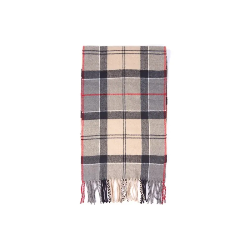 BARBOUR Tartan Fringed Scarf-1